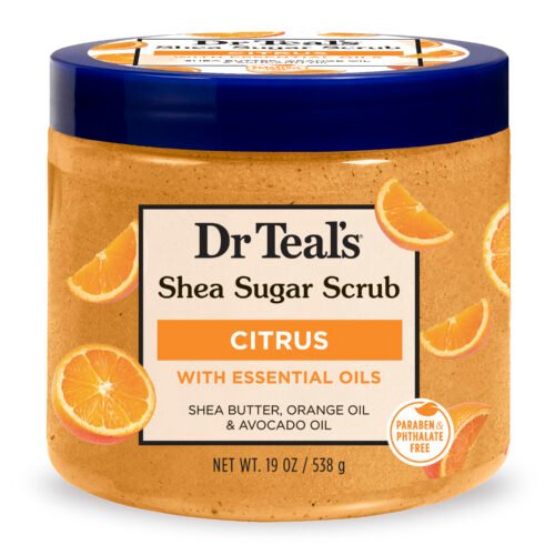 Shea Sugar Scrub with Shea Butter, Almond Oil, & Essential Oils - Image 4
