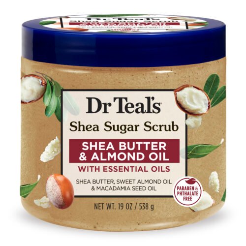 Shea Sugar Scrub with Shea Butter, Almond Oil, & Essential Oils - Image 2