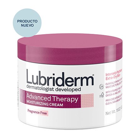 Lubriderm 48322EA Advanced Therapy Moisturizing Hand/Body Lotion, 16oz Pump Bottle
