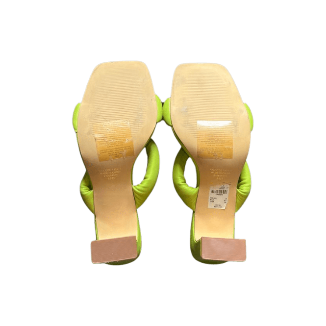 PRIMARK Lemon Green Slipper Heels - Image 2