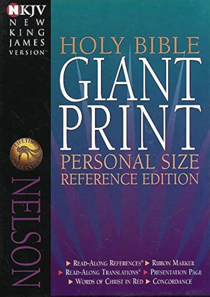 NKJV New King James Giant Prints, Holy Bible
