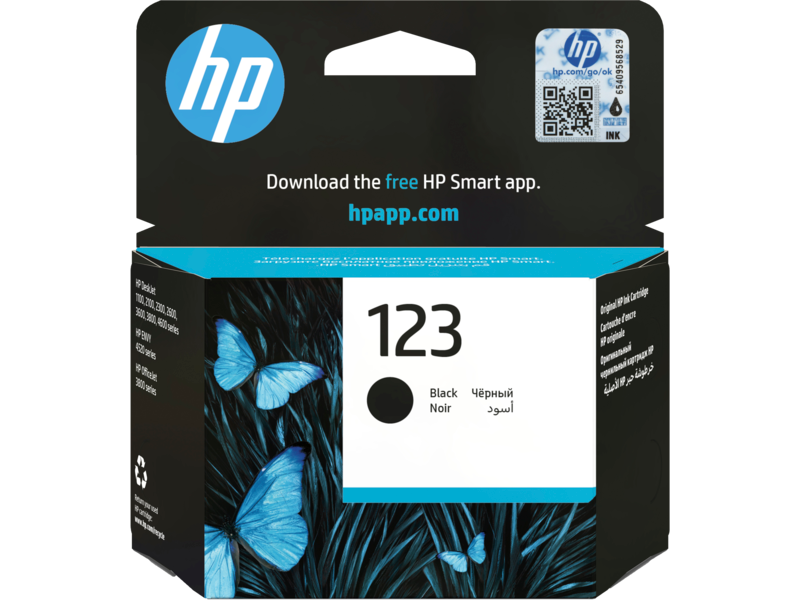 HP Printer Ink 123 Black