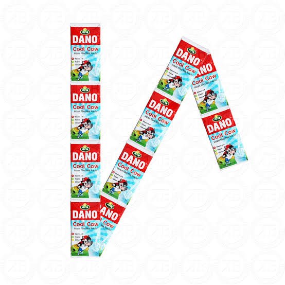 12 Sachets of Dano Cow Milk