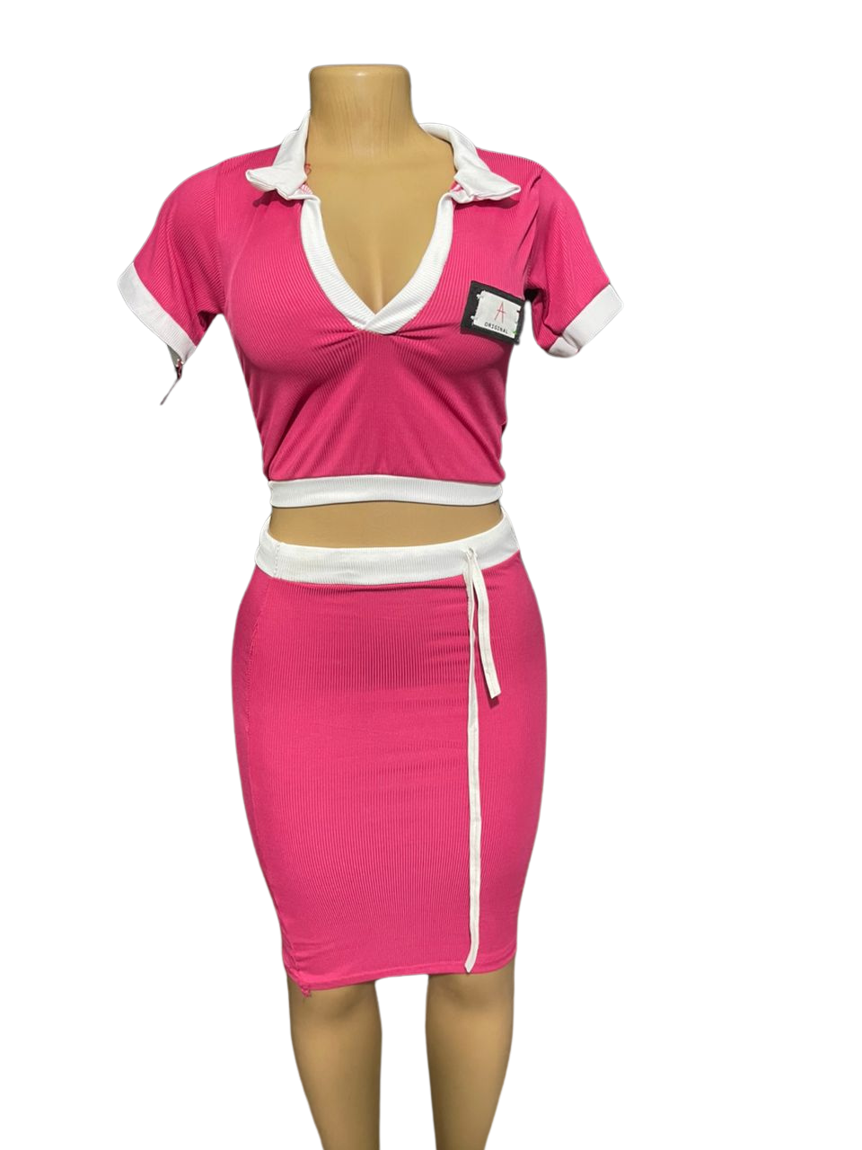 Pink women casual outfit (pair)