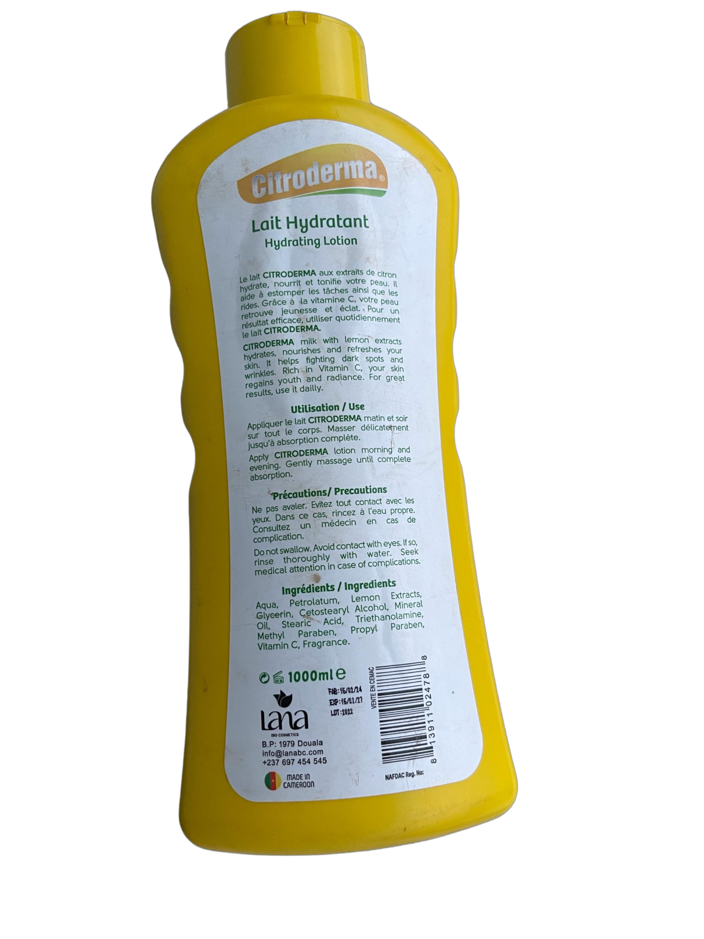 Citroderma Lait Hydratant - Image 2